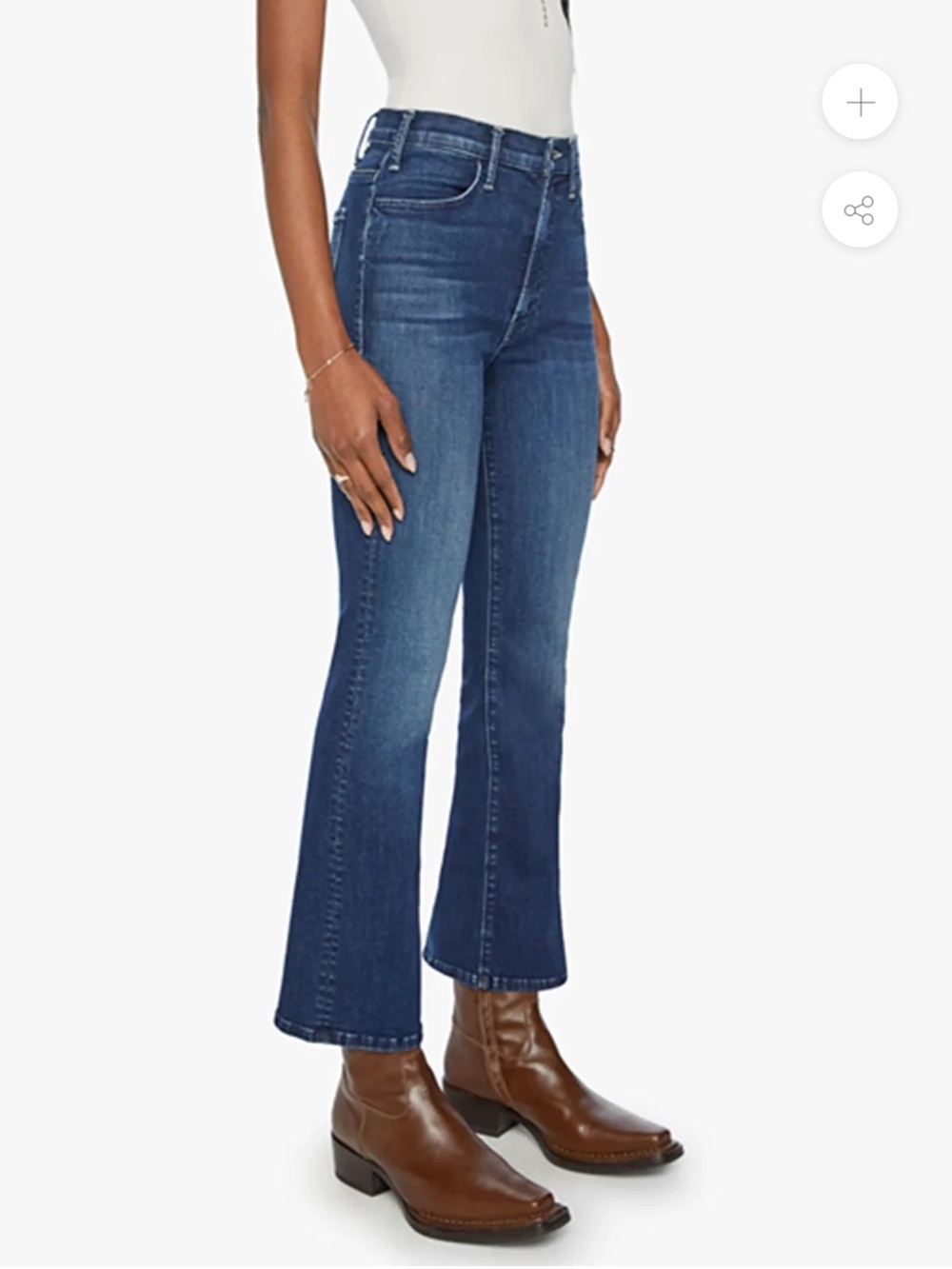 MOTHER Denim The Hustler Ankle Jeans in Heirloom Size 26 Great Condition - Picture 2 of 13